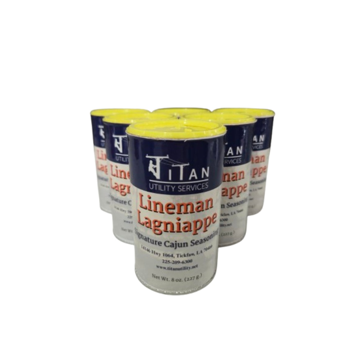 Lineman Lagniappe Signature Cajun Seasoning 8 oz Can