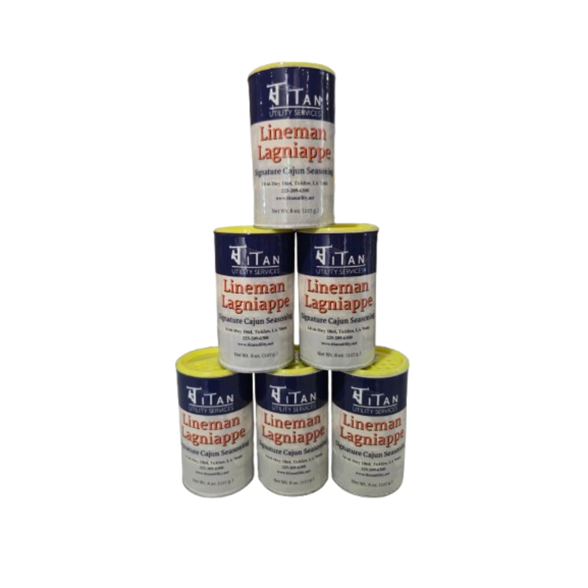 Lineman Lagniappe Signature Cajun Seasoning 8 oz Can