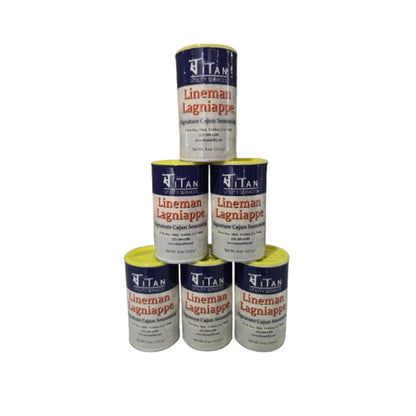 Lineman Lagniappe Signature Cajun Seasoning 8 oz Can