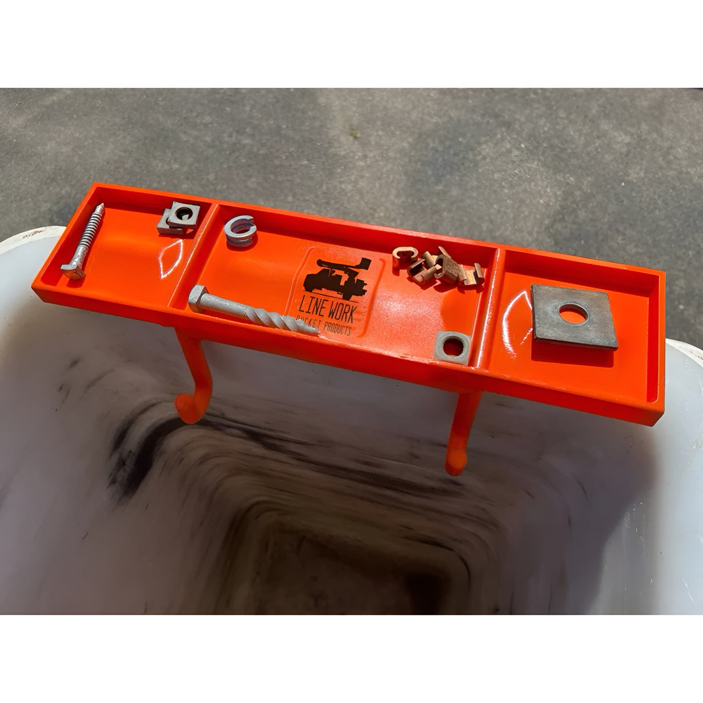 Line Work Bucket Products Flat Rack Tray with Magnet Low Profile Bucket Hardware Organizer 1028
