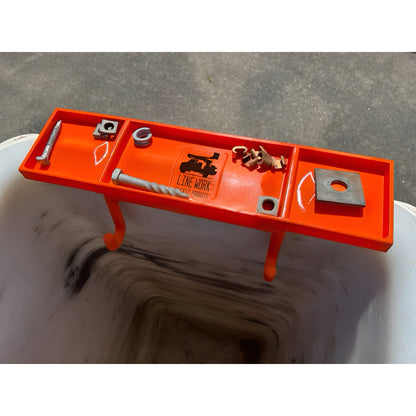 Line Work Bucket Products Flat Rack Tray with Magnet Low Profile Bucket Hardware Organizer 1028