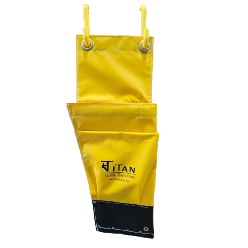 Estex Lineman Tool Bag for Compression Tool and Bolt Cutter 2-Pocket Bucket Bag 2651-R67