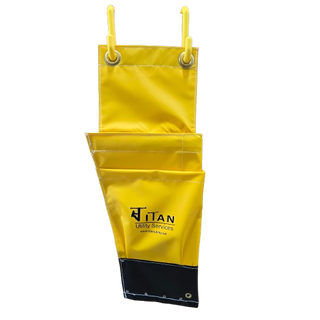 Estex Lineman Tool Bag for Compression Tool and Bolt Cutter 2-Pocket Bucket Bag 2651-R67