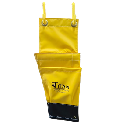 Estex Lineman Tool Bag for Compression Tool and Bolt Cutter 2-Pocket Bucket Bag 2651-R67