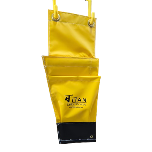 Estex Lineman Tool Bag for Compression Tool and Bolt Cutter 2-Pocket Bucket Bag 2651-R67